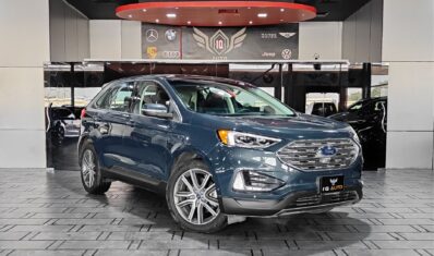 2019 FORD EDGE TITANIUM UNDER AGENCY WARRANTY