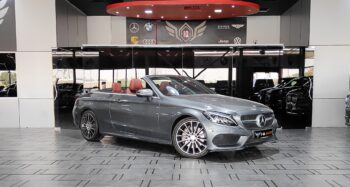 2017 C300 CONVERTIBLE AMG UNDER WARRANTY