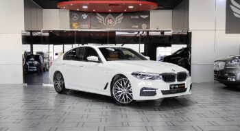 2018  5 SERIES 530i M-SPORT UNDER WARRANTY AGMC SERVICE CONTRACT