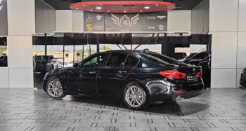 2018 BMW 5 SERIES 520i M-SPORT UNDER WARRANTY