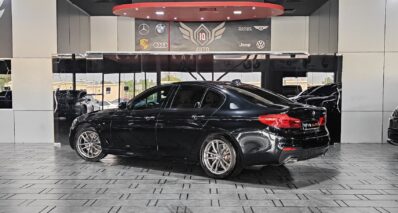 2018 BMW 5 SERIES 520i M-SPORT UNDER WARRANTY