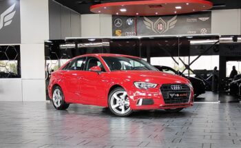 2019 AUDI A3 30 TFSI ATTRACTION UNDER WARRANTY