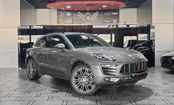 2018 PORSCHE MACAN UNDER WARRANTY