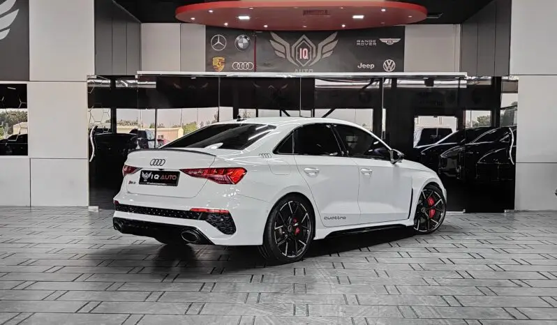 
								2022 AUDI RS3 QUATTRO | AUDI WARRANTY AND SERVICE CONTRACT | ORIGINAL AKRAPOVIC EXHAUST SYSTEM full									