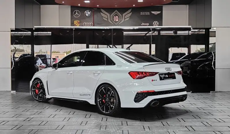 
								2022 AUDI RS3 QUATTRO | AUDI WARRANTY AND SERVICE CONTRACT | ORIGINAL AKRAPOVIC EXHAUST SYSTEM full									