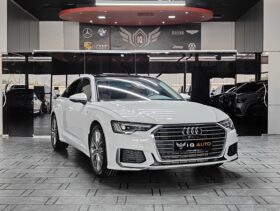 AED 2,350 P.M | 2022 Audi A6 S-Line | Under Warranty | GCC