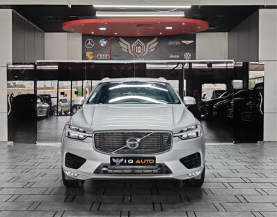AED 950 P.M | 2019 VOLVO XC60 T6 R-DESIGN | UNDER WARRANTY | FULL PANORAMIC VIEW | GCC