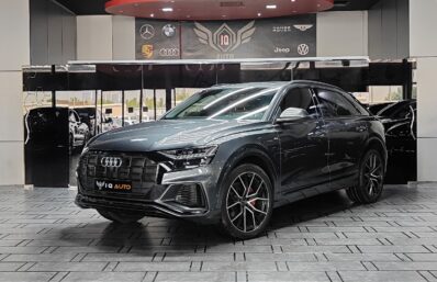 AED 2,650 P.M | 2022 Audi Q8 55 TFSI Quattro S Line | Under Warranty | GCC |