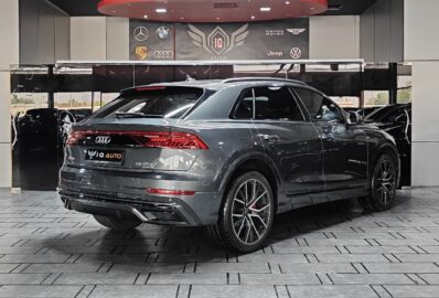 AED 2,650 P.M | 2022 Audi Q8 55 TFSI Quattro S Line | Under Warranty | GCC |
