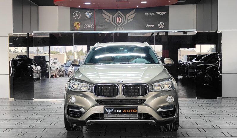 
								AED 1,320 P.M | 2018 BMW X6 xDrive35i Exclusive | Under Warranty | GCC | full									