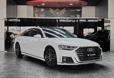 AED 1,590 P.M | 2019 Audi A8L 60 TFSI Quattro Full Option | Under Warranty | GCC |