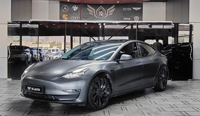 
								AED 1,250 P.M | 2022 Tesla Model 3 Dual Motor Performance | Under Tesla Warranty | GCC | full									